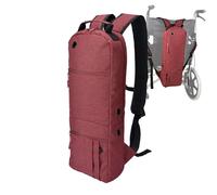 Healvaluefit Oxygen Cylinder Backpack O2 Tank Carrying Hodler Bag for Tank D/M-15, JD/M-22, Red, 1 Count (Pack of 1)