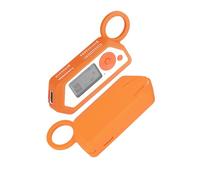 Healvaluefit Silicone Protective Case for Flipper Zero with Carrying Ring, Soft Protector Case Cover for Flipper Zero, Great for Hackers - Orange