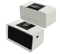 Healvaluefit Simple Music Player for Elderly - Easy-to-Use Audiobook Player with 32GB TF Card, Large Button MP3 Player for Seniors, Visually Impaired, and Alzheimer's Patients (White Gray)