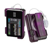 Healvaluefit Tandem Tslim X2 Pump Case with Clip, 360° Rotatable Clip with Sturdy and Durable Hinge, Friendly to Screen Protector (Purple)