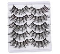 Healvian 1 Box Natural False Eyelash Extensions for Women Thick Curl and Lightweight Fake Lash Easy to Apply for Parties Dances and Everyday Wear for Beginners and DIY Enthusiasts