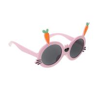 Healvian 1 Pair Adorable Bunny Cartoon Sunglasses for Lightweight UV Protection Summer Eyewear Stylish Purple Gray Lenses for Parties Outdoor Fun