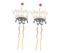Healvian 1 Pair Antique Pearl Design Hair Sticks for Women Elegant Chinese Style Hair Chopsticks Retro Accessories for Weddings Parties and Daily Wear present for Friends