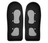 Healvian 1 Pair Elliptical Machine Foot Pedals Replacement, Non-Slip Gray Dual-Color Exercise Gear Pedals Compatible with Fitness Equipment for Home Gym Use