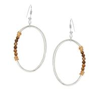 Healvian 1 Pair Geometric Dangle Earrings for Women Creative Elliptical Agate Studs Fashion Jewelry for Parties Casual Wear Special Occasions