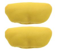 Healvian 1 Pair Underarm Crutch Pads: Sponge Padded Crutches Covers Non Slip - Padding Cushion Accessories Breathable & Ergonomic 8.25X3.34X3.22" Yellow
