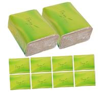 Healvian 10 Packs Bamboo Pulp Pocket Tissues Natural Extraction Type Papers Practical Napkins Soft Biodegradable Paper for Travel, Hotel and Public Use