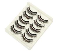 Healvian 10 Pairs Black Iridescent Gem Decorative False Eyelashes for Performance Thick Dramatic Volume Fake Lashes Women Makeup Supplies Party Date Club