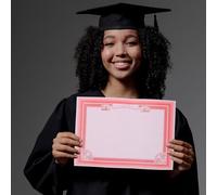 Healvian 10 Sheets Blank Certificate Paper Sheets with Floral Borders for Graduation and Employee Recognition Printable Diploma Paper in A4 Size Delicate Details for Students and Teachers