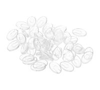 Healvian 100 Pairs Nose Pads for Glasses: Plug-in Transparent Glasses Nose Pads - Flat Insert Eyeglasses Pieces for Daily Wear Students Office Workers