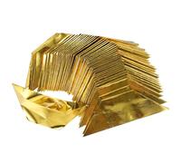 Healvian 1000pcs Semi-Finished Gold and Silver Ancestor Paper Ingots 11.5x4cm Chinese Sacrificial Paper for Tomb-Sweeping Day Worship and Ancestral Rituals Full Size Set