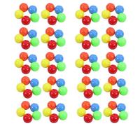 Healvian 100pcs 15mm Small Plastic Counting Balls for Boys and Girls Mathematics Teaching Tools Probability Learning Mini Balls Educational Supplies for Primary School