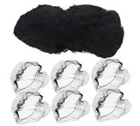 Healvian 100pcs Black Nylon Hair Nets for Women High Elastic Invisible Mesh Hair Net for Ballet Bun Covers Food Service Sleeping Hairstyling Lightweight Breathable Secure Fit