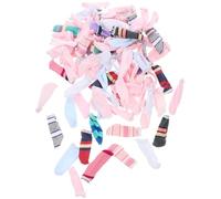 Healvian 100pcs Breathable Cotton Finger Covers Comfortable Finger Protectors Flexible Sleeves for Working Gardening Handicraft Kitchen and Delicate Handling Fit Various