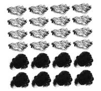 Healvian 100pcs Invisible Hair Nets for Buns Elastic Mesh Hair Net Accessory for Women for Ballet Food Service and Professional Use Breathable Comfort Secure Fit