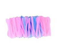 Healvian 100pcs Plastic Facial Mask Spatulas for Mixing and Sampling Diy Beauty Tools Face for Face Application and Skincare Routine Random Color