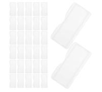 Healvian 100pcs Plastic Microscope Slide Storage Boxes Lid Individual Slide Holder for Lab Use and Sample Protection