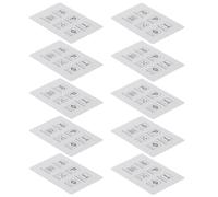 Healvian 100pcs Polarized Sunglasses Test Card for Lens Function Checking with Pattern Design Material Compact for Personal and Professional Use