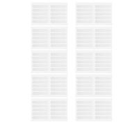 Healvian 100pcs Transparent Silicone Car Door Side Protector Strips Anti-collision Corner Guards with Shock Absorption No-drill Car Door Handle and Trim Safety Protectors for Scratch