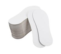 Healvian 100Pcs White Invisible Socks Display Paperboards Low Cut Sock Liners Organizers for Boat Home and Shop Use Reusable Lining Plates