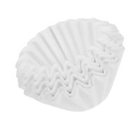 Healvian 100pcs White Paper Coffee Filter Cups with Fine Filtration Technology for Pour-over Coffee Brewing Disposable Filter Paper for Ground Suitable for Home and Kitchen Use