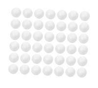 Healvian 100Pcs White Polystyrene Foam Balls 3Cm Smooth Round Craft Balls for DIY Christmas Decorations, Holiday Party Art Projects and Home Craft Supplies