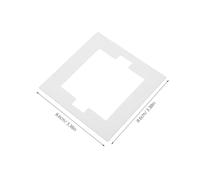 Healvian 10pcs 86 Type Fireproof Sealing Gasket for Switch Wall Panel, Flame Retardant Electrical Outlet Socket Cover Pads for Home and Office