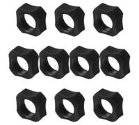 Healvian 10pcs Car Mount Tightening Nut for Ball-joint Fixed Adapter, Plastic Ring Adjuster for Wireless Charger Bracket Holder, Compatible with Air Vent and Dashboard Cell Phone Holders