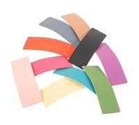 Healvian 10pcs Colorful Triangle Hair Clips Durable Hairpins for Women Stylish Barrettes for All Occasions Elegant Headwear Hair Accessories Random Color