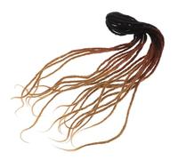 Healvian 10pcs Curly Hair Extensions Braid Wigs for Women Easy to Install Braid Crochet Dread Extensions Comfortable Natural Dreadlock Hairpiece Hip Hop Style Suitable for All Occasions