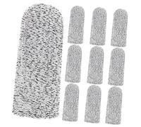 Healvian 10Pcs Cut-Resistant Finger Sleeves for Thumb and Fingers Protective Covers for Cooking Carving Gardening and DIY Craft for Injury Prevention