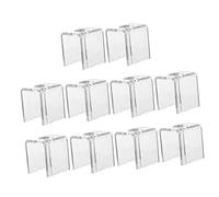 Healvian 10pcs DIY Lipstick Mold Brackets Portable Lip Balm Holder for Homemade Lipstick Making Easy to Operate Lightweight Cosmetic Racks for Carry and Storage