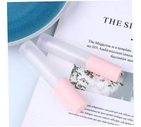 Healvian 10pcs Empty Lipstick Tubes Plastic Lip Tube Bottles with Pink Covers for Lip Glaze and Subpackaging