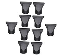 Healvian 10Pcs Hair Dryer Nozzle Attachment Lightweight PP Material Concentrator for Frizz Reduction Smooth Styling Travel Friendly Blow Dryer Nozzle Replacement