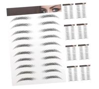 Healvian 10Pcs Hair Like Eyebrow Stickers for Women Natural Fake Eyebrows Tattoo Transfers Seamless Blend for All Face Types Instant Grooming