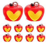 Healvian 10pcs Halloween DIY Charm Pendants Plastic Resin Poisoned Fruit Shaped Charms for Handmade Projects and Earrings Practical and Lovely Accessories for Jewellery Making
