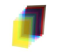 Healvian 10pcs Iridescent Cellophane Wrap Pvc Paper for Crafting Baskets Showers and Diy Decorations