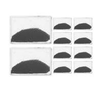 Healvian 10pcs Iron Powder Physics Box for Magnetic Field Visualization, Lightweight Plastic and Iron Material Teaching Aid, for Science Experiments and Laboratory Use in High School