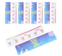 Healvian 10pcs Level Ruler Easy to Read Markings for Bedside Assessment, Portable Plastic Scale Tool for Doctors and Nurses, 16x4cm Grading Scale Ruler