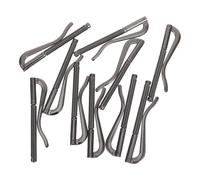 Healvian 10pcs Metal Spring Wallet Cash Clip Pocket Clip for Men Spring Loaded Iron Money Holder Credit Card Replacement