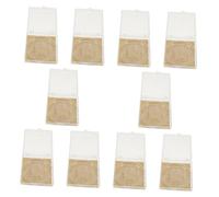 Healvian 10pcs Portable Lash Tray with Dustproof Airtight Seal Compact False Eyelash Organizer Box for Travel and Salon Use Quick-open Design for Easy Access Matte Gold Finish