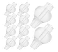 Healvian 10pcs Replacement Soft Silicone Tips for Nasal Irrigator and Nose Cleaner with Material and Seamless Design, Suitable and Pediatric Nasal Hygiene