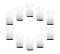 Healvian 10pcs Rubber Hot Water Bottle Lids Replacement Leakproof Sealing Plugs Heat-Resistant Stoppers for Winter Portable Heating Bags Cozy Warm Water Sack Caps