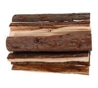 Healvian 10pcs Rustic Brown Decorative Fireplace Logs for Home and Garden, Realistic Wood Sticks Dried Firewood Material, for Fire Pits and Holiday Decoration