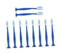 Healvian 10pcs Short Handle Safety Toothbrush for Detention Facility Use with Fine Bristles Materials for Teeth Cleaning in Prisons and Psychiatric Hospitals