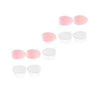 Healvian 10Pcs Silicone Lip Brush Covers with Suction Cup Design Semi Transparent Makeup Brush Sleeves for Lip Sleeping Mask Travel Friendly Dustproof Guard
