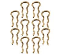 Healvian 10pcs Stainless Steel Brake Caliper Cotter Pins for Mountain Bike Bicycle, Sturdy Retaining Pins with Precise Braking and Quick Heat Dissipation, for Urban Commuting and City Rides