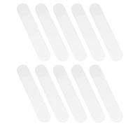 Healvian 10pcs Sturdy Frosted Plastic Pen Bag with Rounded Corners, Hanging Design, Versatile Pencil Holder for Stationery and Makeup, for Students and Artists