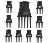 Healvian 10pcs Universal Hair Dryer Comb Nozzles Long Styling Attachment Replacement Tool for Professional Blow Dryer Salon Hairdressing