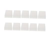 Healvian 10pcs White High-Density Nano Cleaning Sponges for Kitchen and Household Use, Efficiently Absorb Water and Supple Synthetic Material Dish Cleaning Blocks